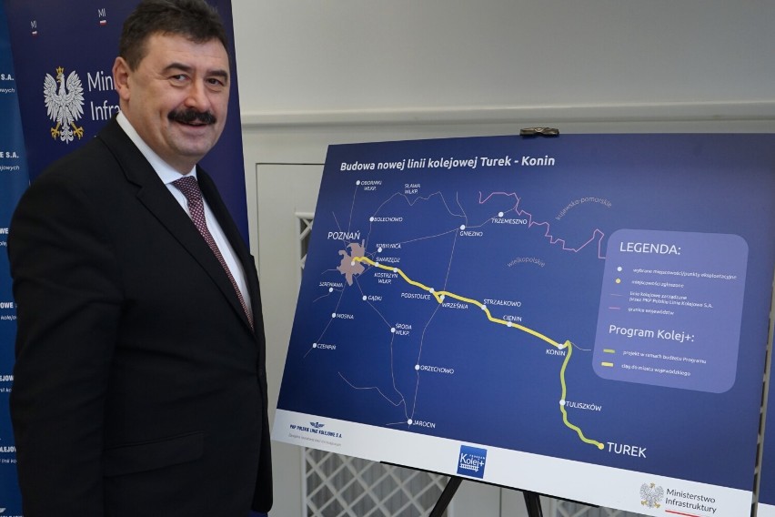 Linia kolejowa Czempiń - Śrem. W Urzędzie Marszałkowskim podpisano umowy w ramach projektu Kolej Plus