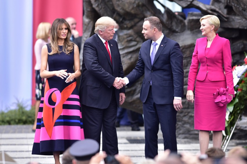 Donald i Melania Trump w Warszawie. Dziękują za ciepłe...
