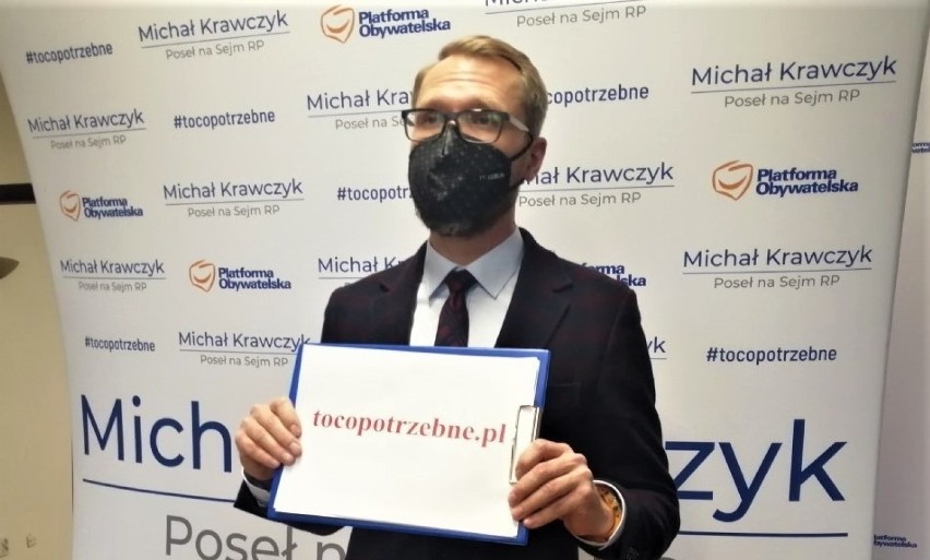 Poseł Michał Krawczyk podsumował swój pierwszy rok w Sejmie. „Działalność posła opozycji liczy się innymi efektami”