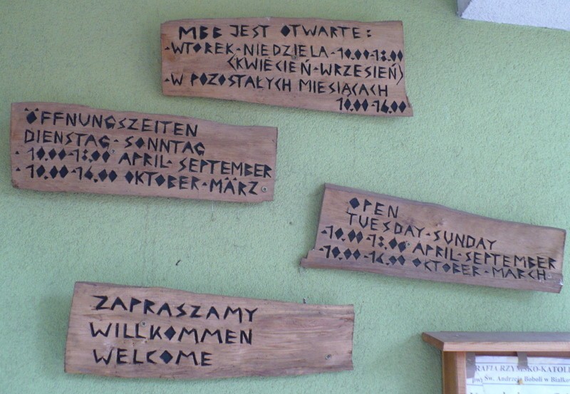 Jedyne w Polsce Muzeum Bociana Białego, we wsi Kłopot, w...