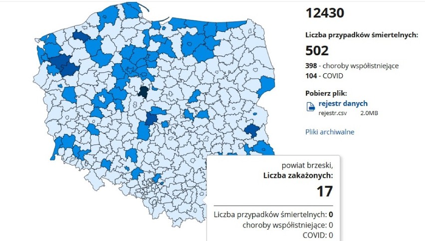 Tarnów. Mniej zakażonych COVID-19 w Tarnowie i okolicznych powiatach: tarnowskim, brzeskim, bocheńskim i dąbrowskim [AKTUALIZACJA 5.12]