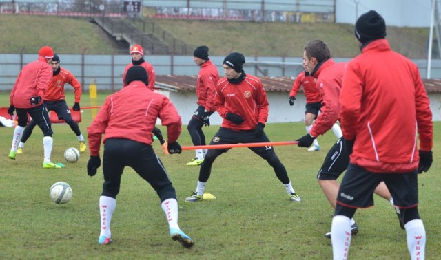 Trening Widzewa w Łodzi