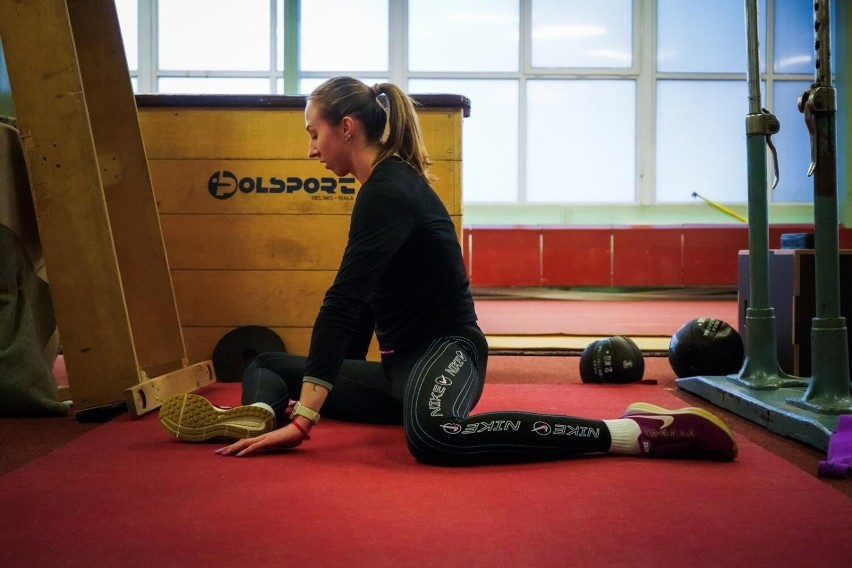 13.03.2023 gdansk. trening edyty bielskiej. nz. edyta...