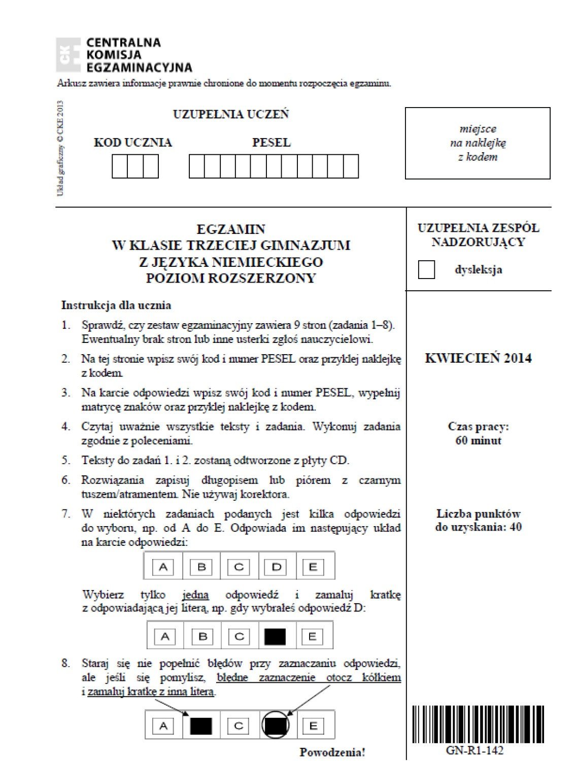 Egzamin Gimnazjalny Matematyka Trening Przed Egzaminem Chomikuj