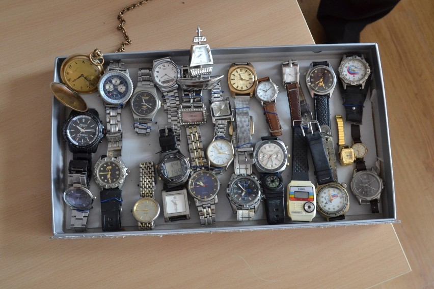 Roman Mechliński z Kwidzyna chwali się niesamowitą kolekcją zegarków [ZDJĘCIA]