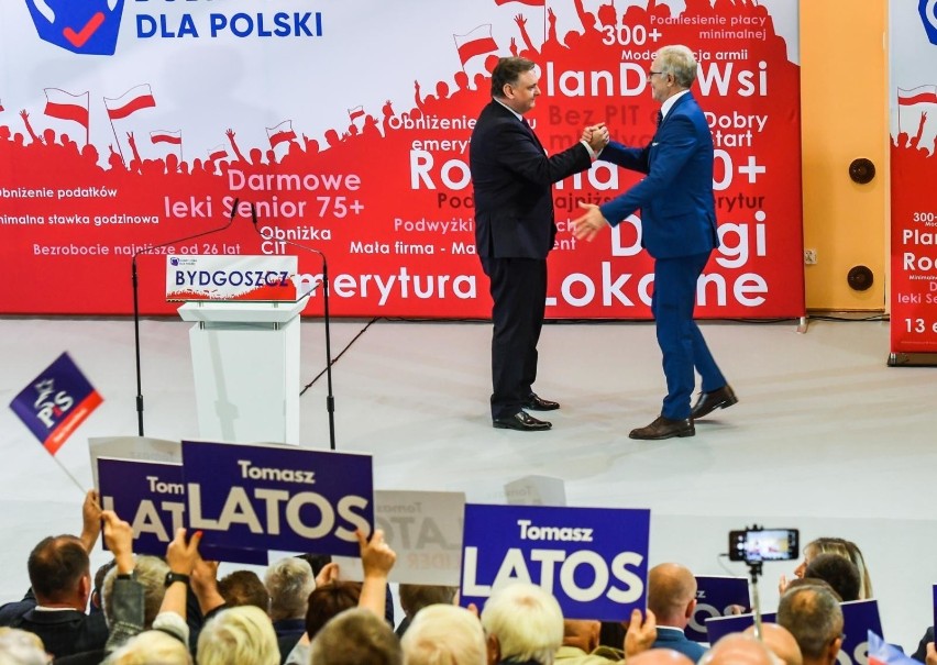 Konwencja PiS w Bydgoszczy - przyjechał Jarosław Kaczyński [zdjęcia]