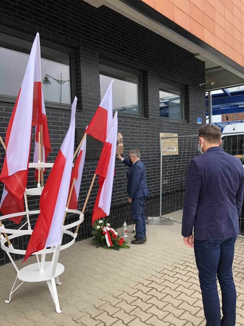 Uroczystości rocznicowe na dworcu w Lesznie