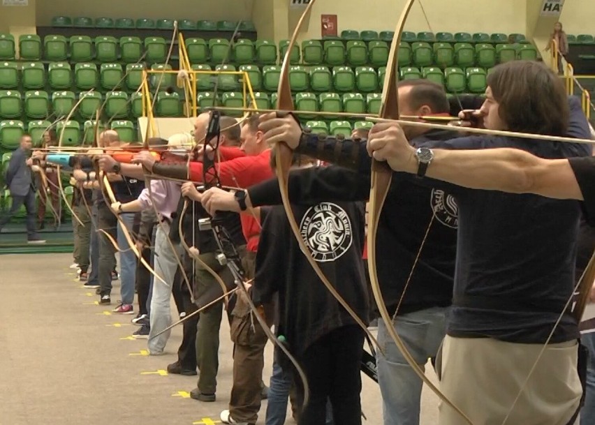 W hali widowiskowo-sportowej w Inowrocławiu, podczas...