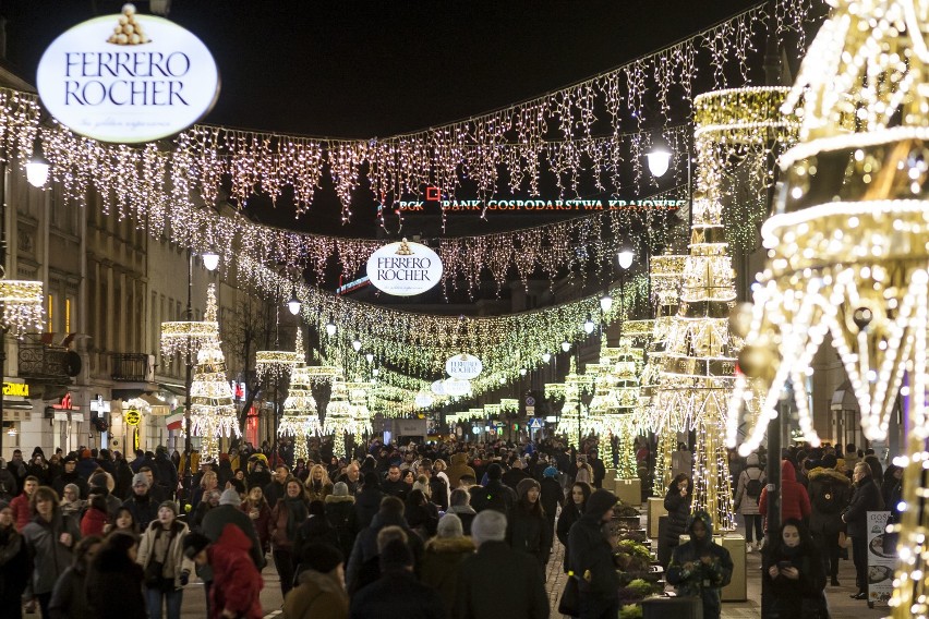 Iluminacja Świąteczna 2018 Warszawa. Tak pięknie nie było...