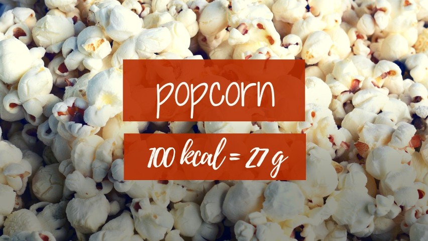 Jeśli masz ochotę na słoną przekąskę, popcorn to mniejsze...