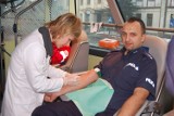 Tarnowskie Góry: Policja oddała krew dla ofiar wypadków