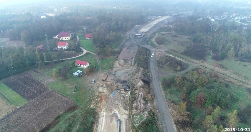 Opóźnienie budowy obwodnicy Dąbrowy Tarnowskiej [ZDJĘCIA]