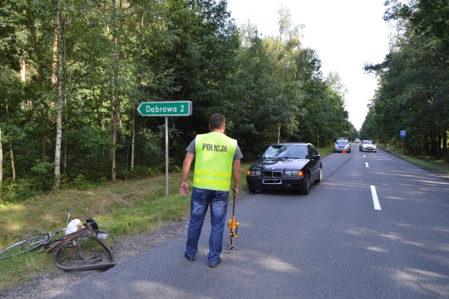 Potrącił rowerzystę na drodze wojewódzkiej 713