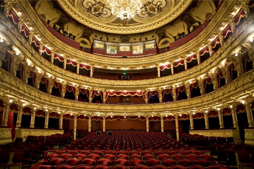 Widownia Teatru Słowackiego.
