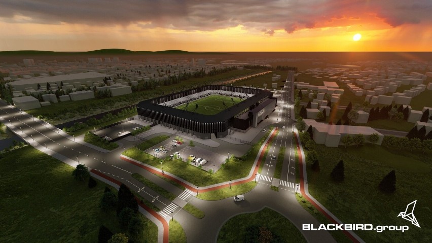 Nowe wizualizacje stadionu Sandecji