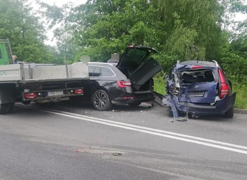 Na Nowopszczyńskiej zderzyło się pięć samochodów