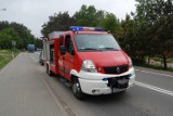 Wypadek w Migach - dwie młode osoby odwieziono do szpitala