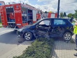 Wypadek w Szówsku koło Jarosławia. 18-letni kierowca bmw zderzył się ze skodą [ZDJĘCIA]