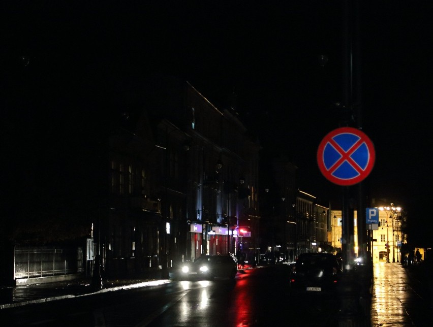 Awaria oświetlenia ulicznego w Piotrkowie