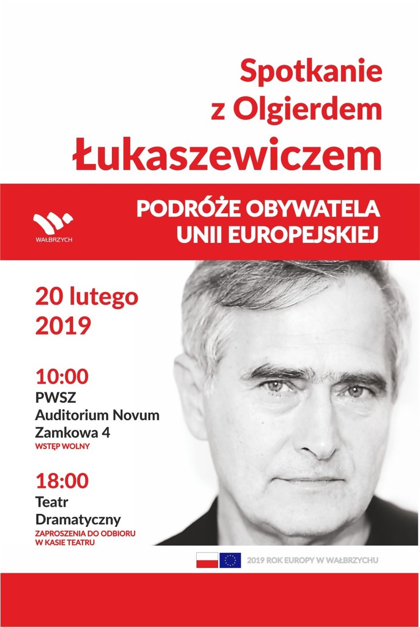 W środę (20 lutego) w Wałbrzychu odbędą się dwa spotkania z...