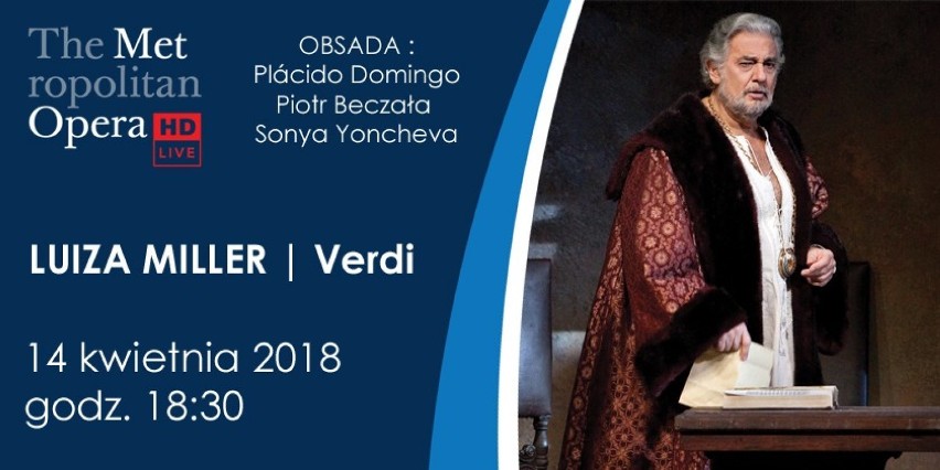 Giuseppe Verdi: LUIZA MILLER. Transmisja opery w Zamościu w...