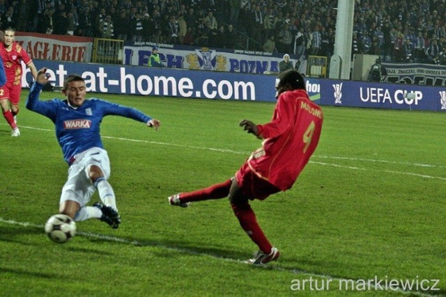 Puchar UEFA, Lech Poznań - AS Nancy 2:2. Fot. Artur Markiewicz