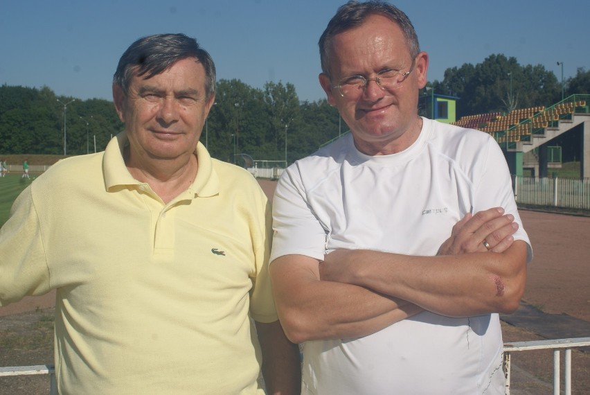 Marek Gałkowski (kierownik Strykowa) i Grzegorz Kozłowski...