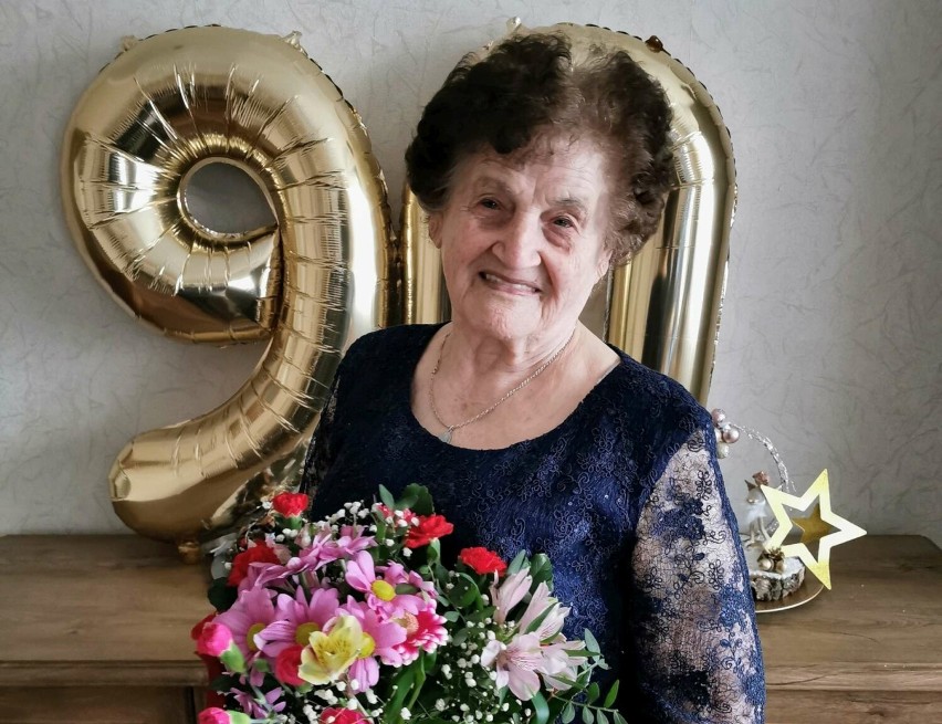 Pani Halina Bilska z Damasławka obchodziła 90-lecie urodzin