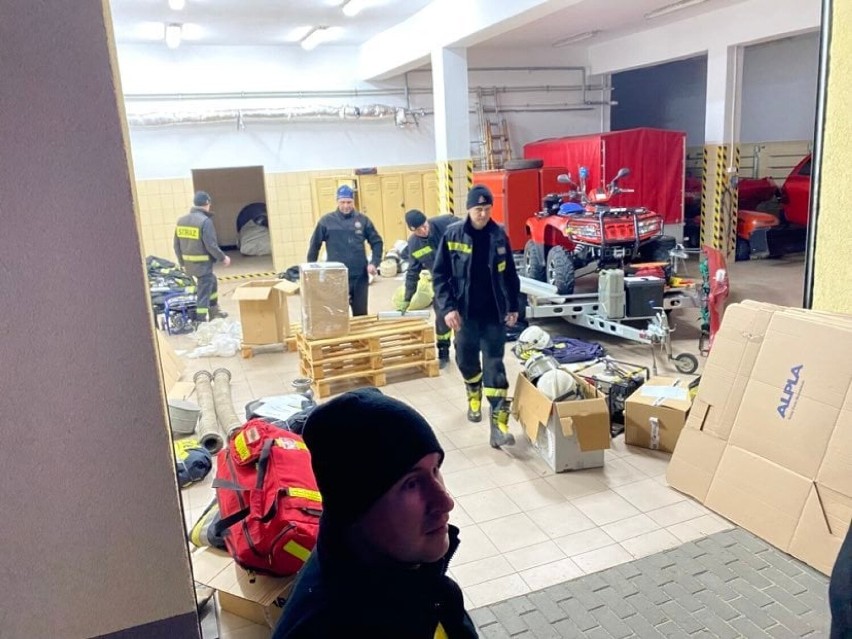 Powiat sztumski. Nasi strażacy pomagają swoim kolegom z Ukrainy