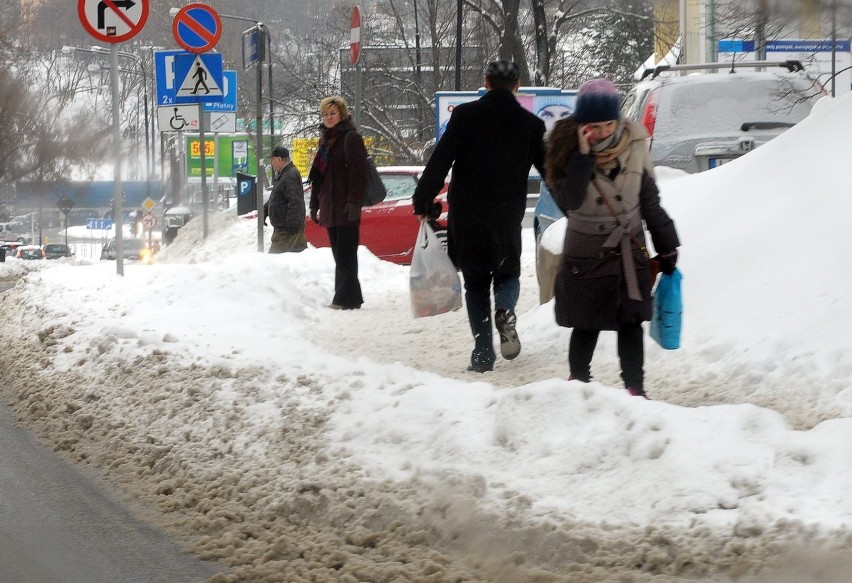 Zima w Lublinie coraz bardziej daje się we znaki...