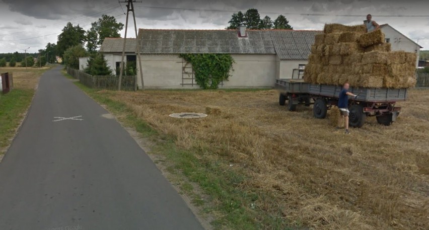 Gmina Chocz w Google Street View