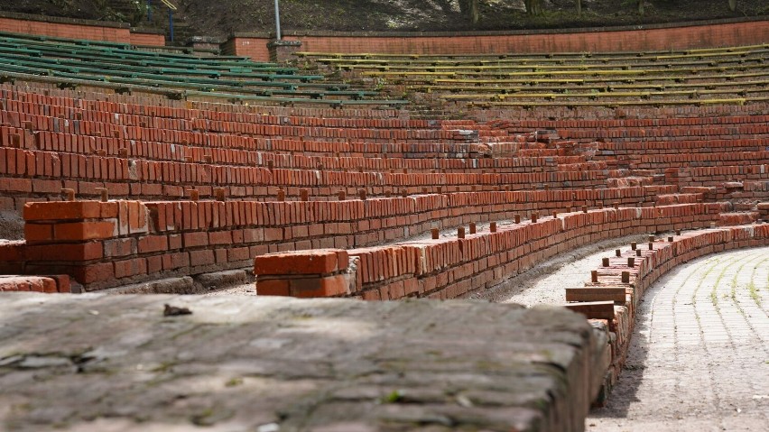 Trwa remont amfiteatru