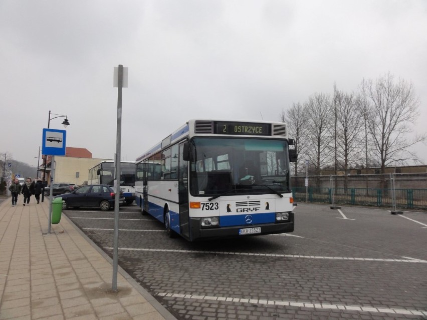 Dworzec autobusowy w Kartuzach przeniesiony 21.03- 16.04.2018