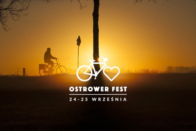 Plakat Festiwalu Rowerowego w Ostrowcu Świętokrzyskim.