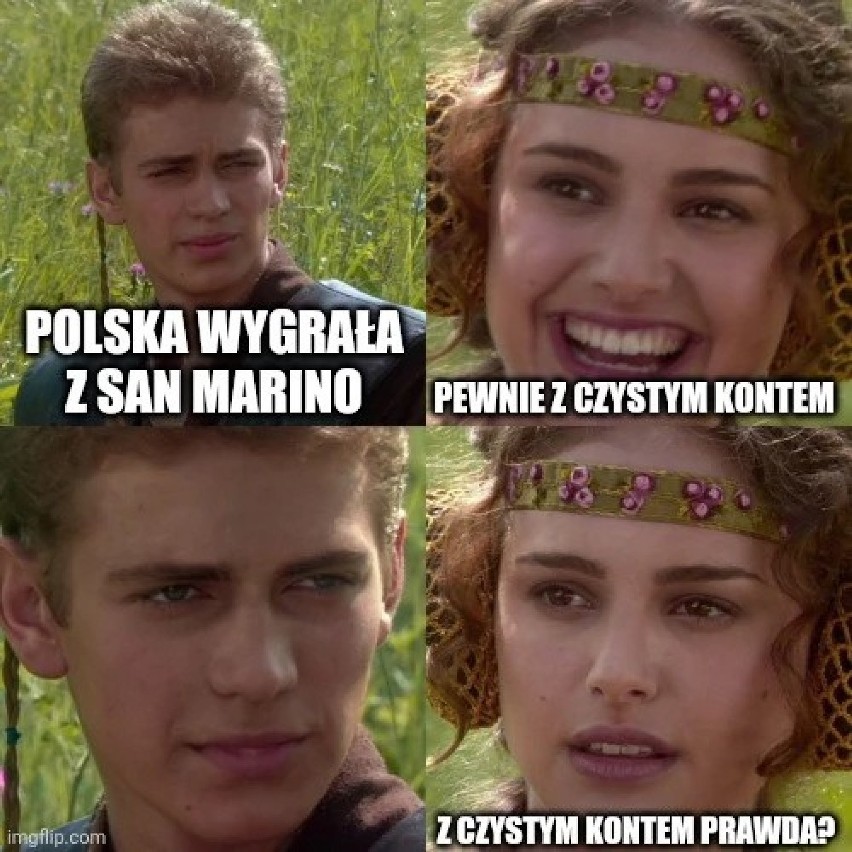 Memy po meczu San Marino - Polska...