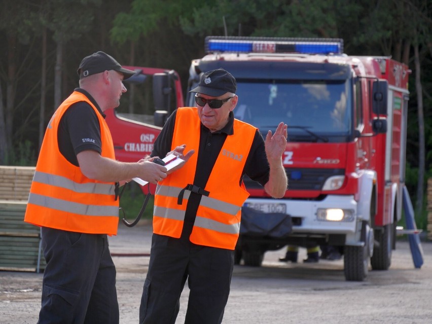 Ćwiczenia zgrywające jednostek OSP w gminie Szczerców