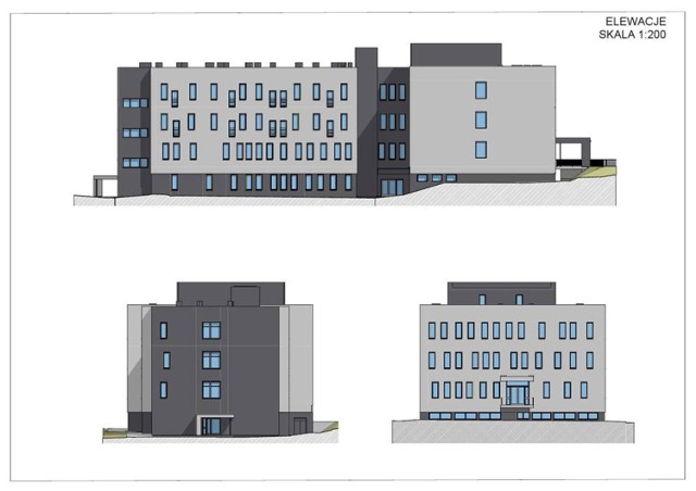 Tak po zakończeniu prac ma wyglądać budynek centrum rehabilitacji.