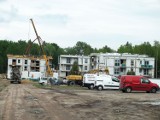 Powstają pierwsze bloki mieszkalne osiedla Leśna Enklawa w Starachowicach. Zobacz zdjęcia