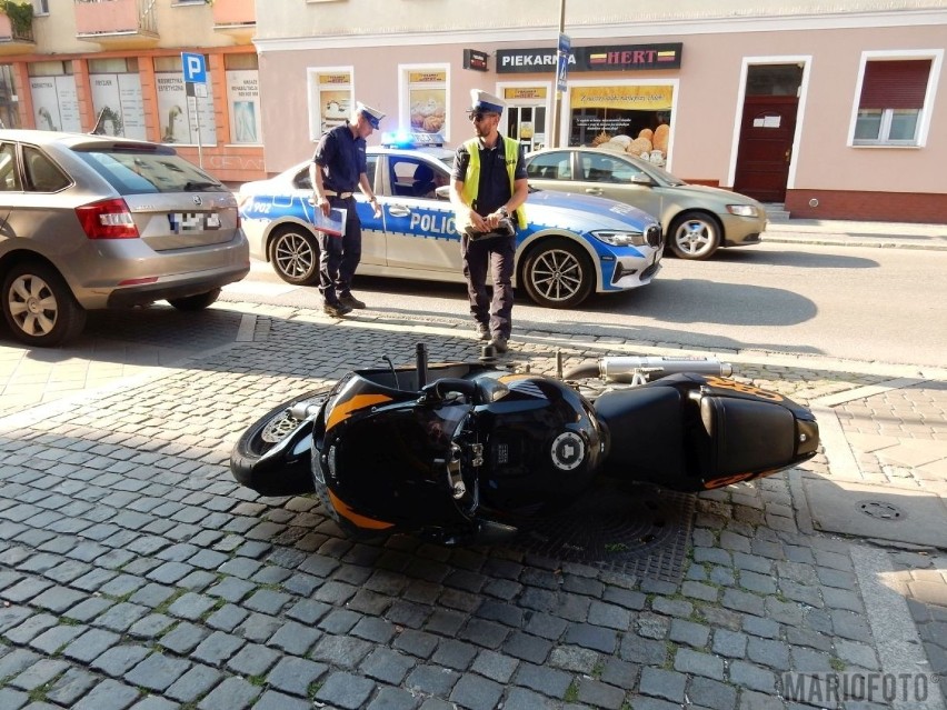 Wypadek na ulicy 1 Maja w Opolu.