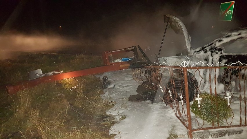Gmina Opalenica: Pożar i wypadek