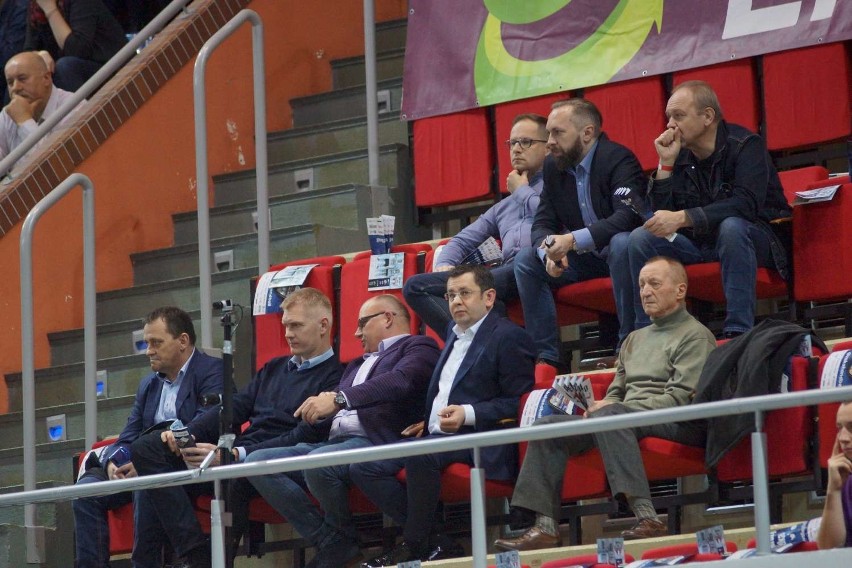 Kibice siatkarek Energa MKS Kalisz podczas meczu z Volley...