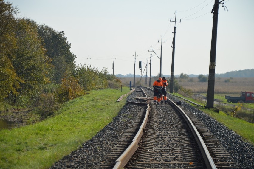 Ruszyła przebudowa linii kolejowej łączącej Łódź z Kutnem [Zdjęcia]