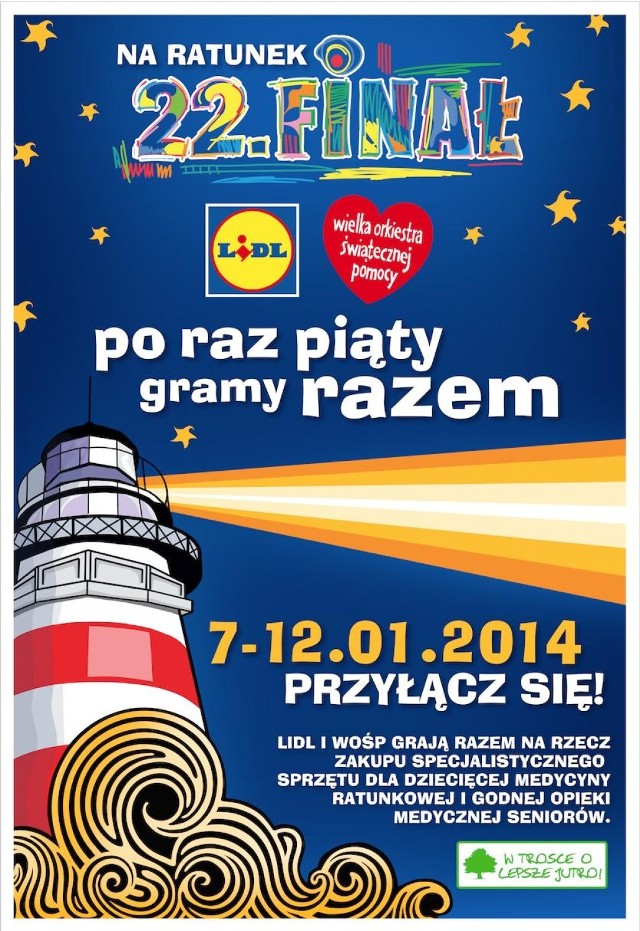 Lidl gra z WOŚP 5 raz