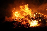 Pożar pieczarkarni w Przysiece Polskiej (gm.Śmigiel)