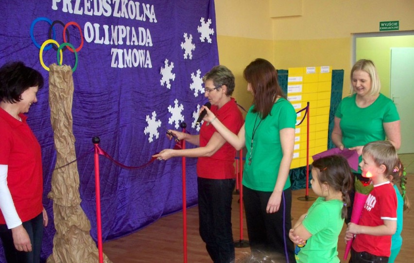 Przedszkolna olimpiada zimowa w Kleparzu.