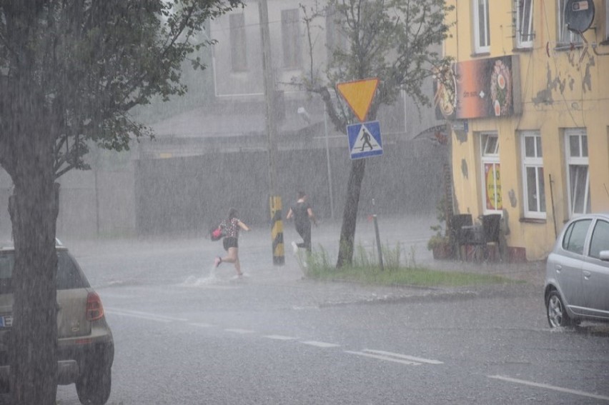 Ulewa w Zduńskiej Woli 11 lipca