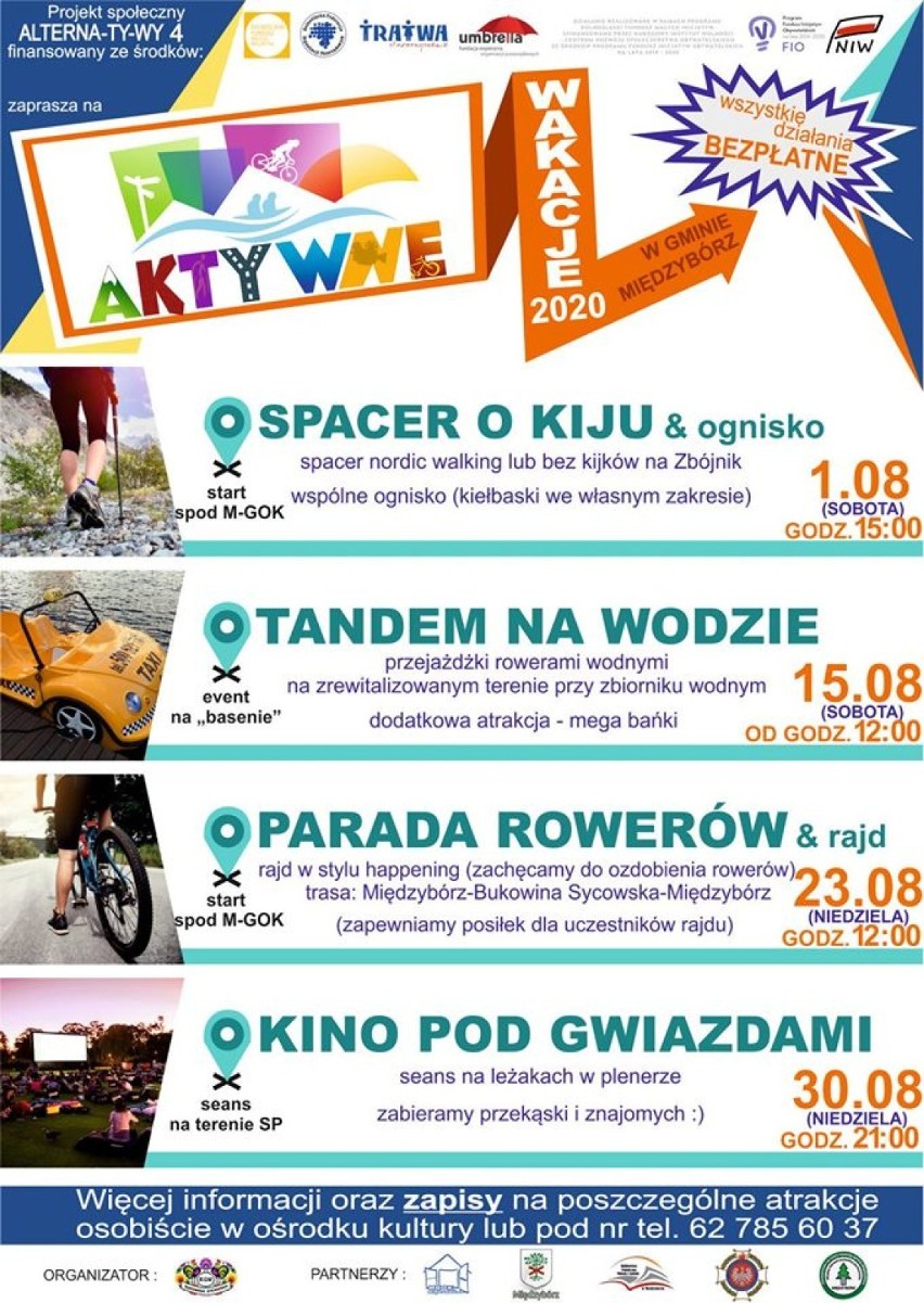 Działania Miejsko-Gminnego Ośrodka Kultury w Międzyborzu w sierpniu 2020 r.