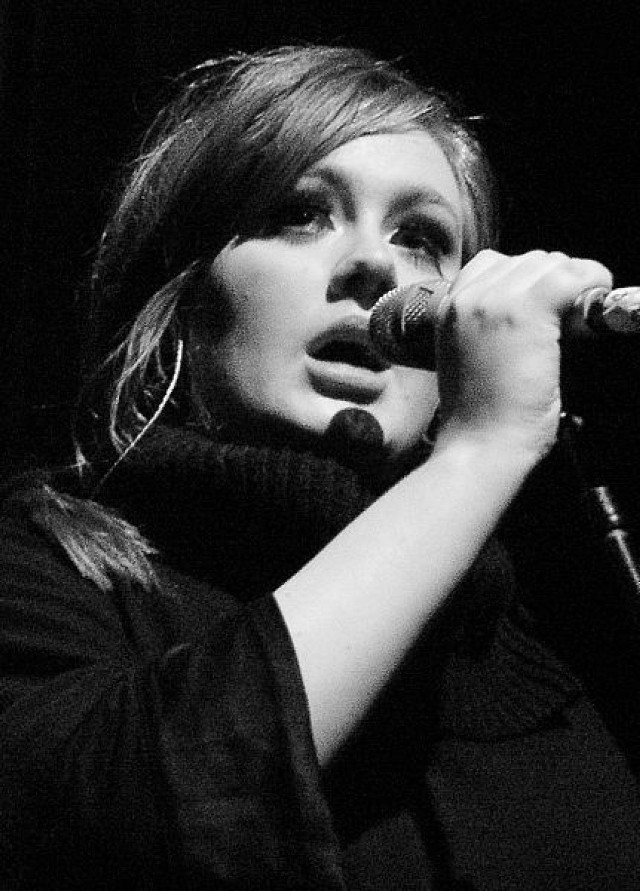 Creative Commons Attribution 2.0 Generic.
http://en.wikipedia.org/wiki/File:Adele_-_Live_2009_(4)_cropped.jpg