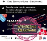 Plenerowe kino samochodowe w Sandomierzu odwołane. Powód? Zbyt mała liczba zainteresowanych kinem pod chmurką