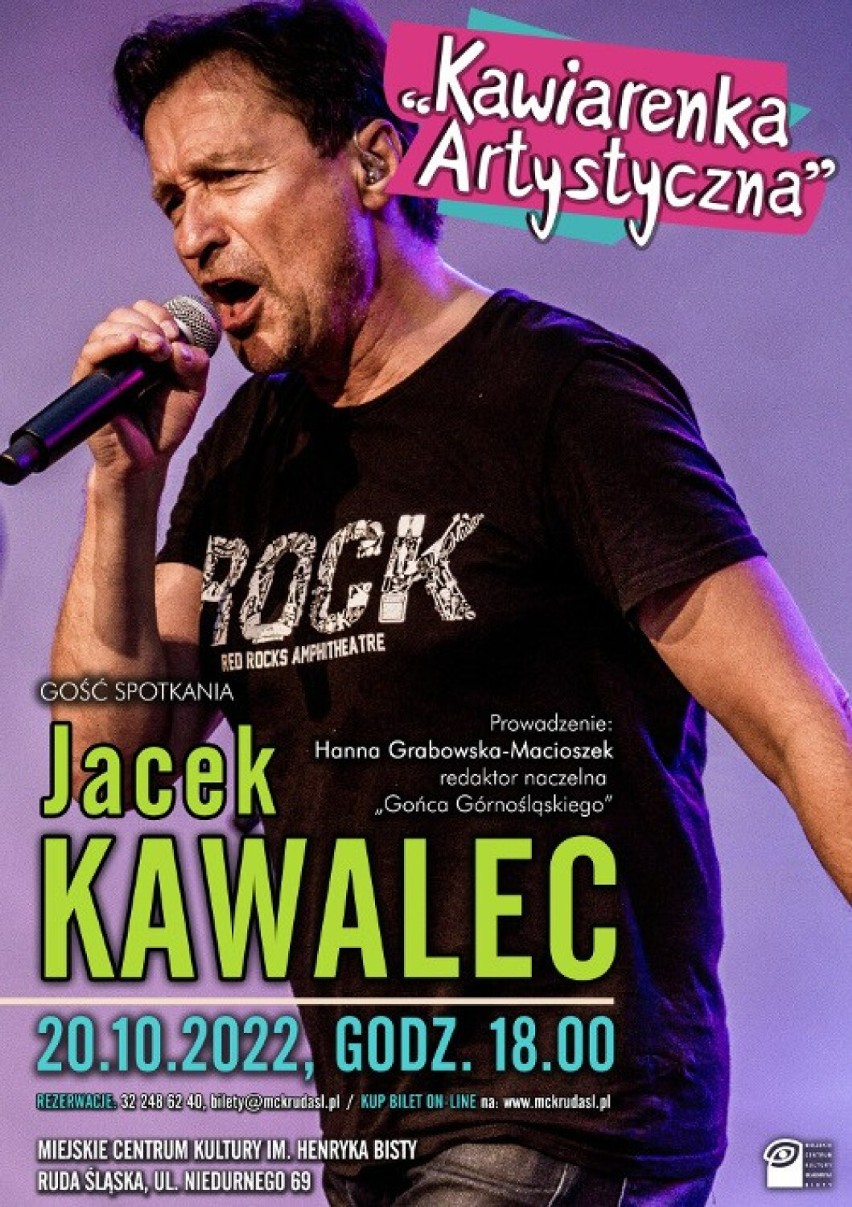 Jacek Kawalec w Kawiarence Artystycznej w Miejskim Centrum Kultury w Rudzie Śląskiej 